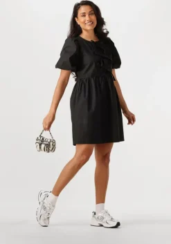 zwarte notre-v mini jurk nv-fredrika