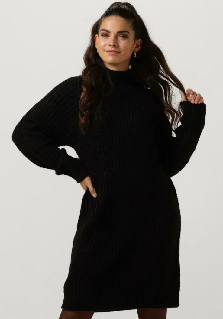 zwarte notre-v mini jurk nv-channa