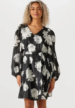 zwarte notre-v mini jurk nv-france