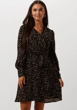 zwarte notre-v mini jurk nv-eline