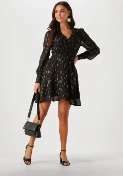 zwarte notre-v mini jurk nv-els