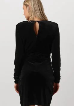 zwarte notre-v mini jurk x bo