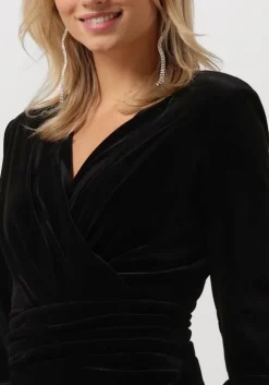 zwarte notre-v mini jurk x bo