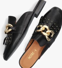 zwarte notre-v muiltjes 5649