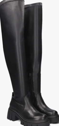 zwarte notre-v overknee laarzen 297009