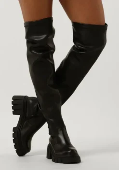 zwarte notre-v overknee laarzen 297009