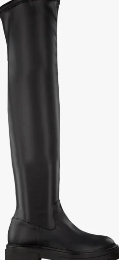 zwarte notre-v overknee laarzen 01-6100