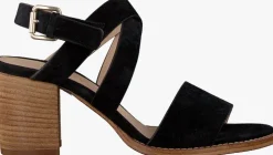 zwarte notre-v platte sandalen 4611