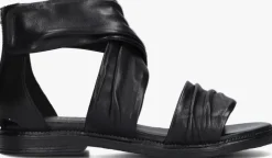 zwarte notre-v platte sandalen 1gamba102