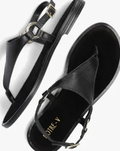 zwarte notre-v sandalen 23270