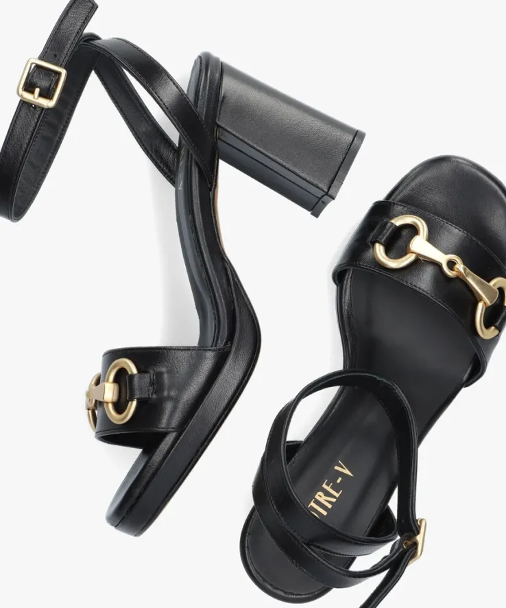 zwarte notre-v sandalen 99915