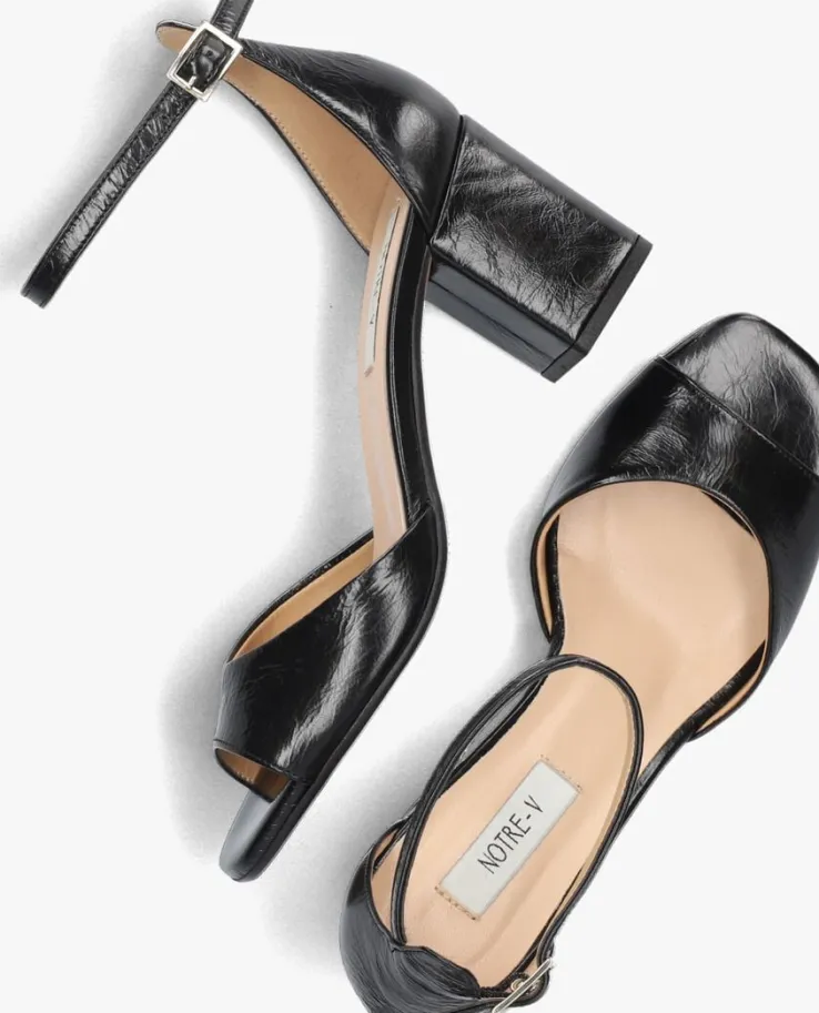 zwarte notre-v sandalen 16054