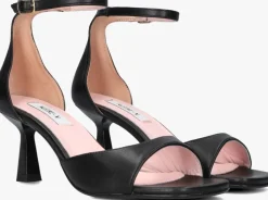 zwarte notre-v sandalen met hak 2655s