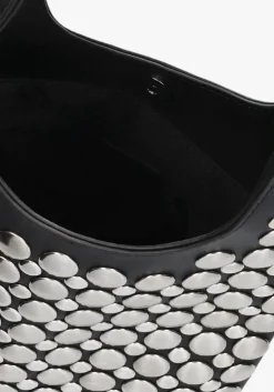 zwarte notre-v schoudertas yves