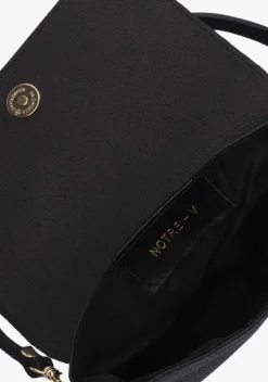 zwarte notre-v schoudertas lara