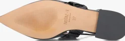 zwarte notre-v slingbacks 12237