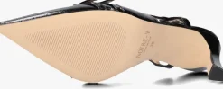 zwarte notre-v slingbacks 7212