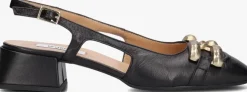 zwarte notre-v slingbacks 4460