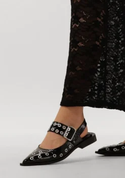 zwarte notre-v slingbacks 08-236