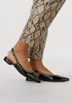 zwarte notre-v slingbacks 12270