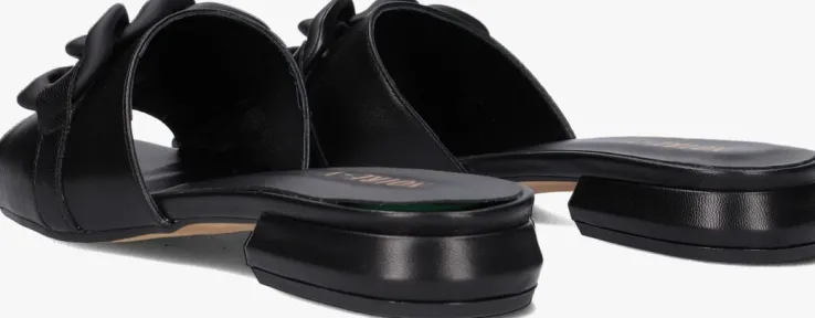 zwarte notre-v slippers 1331