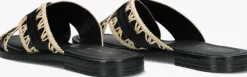 zwarte notre-v slippers 23172