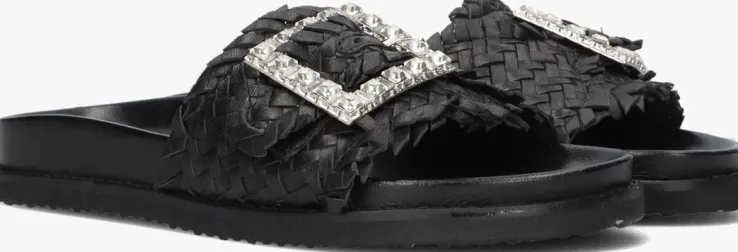 zwarte notre-v slippers 395011