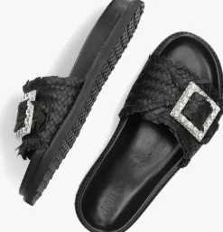 zwarte notre-v slippers 395011