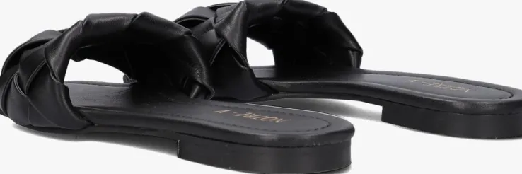 zwarte notre-v slippers 7135