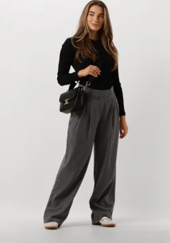 zwarte notre-v tops & t-shirts nv-eelke round neck