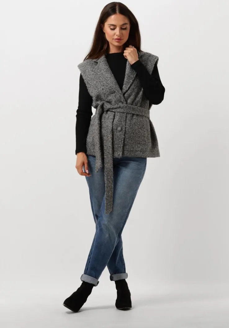 zwarte notre-v tops & t-shirts nv-eelke round neck