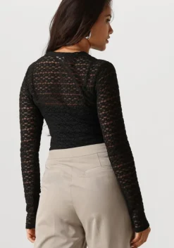 zwarte notre-v tops & t-shirts nv-gyan