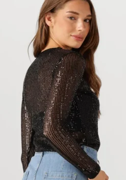 zwarte notre-v tops & t-shirts nv-geraldine