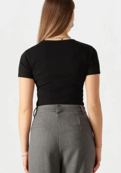 zwarte notre-v t-shirt nv-farah