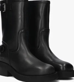 zwarte nubikk biker boots eve leva