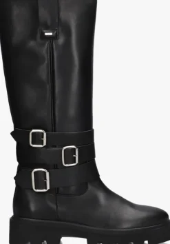 zwarte nubikk biker boots frankie lynn