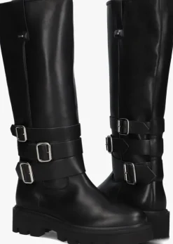 zwarte nubikk biker boots frankie lynn