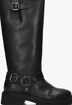 zwarte nubikk boots frankie leva