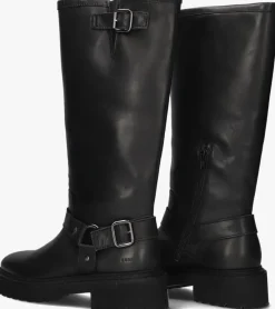 zwarte nubikk boots frankie leva