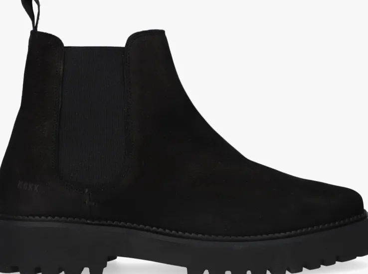 zwarte nubikk chelsea boots logan rai