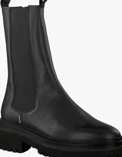 zwarte nubikk chelsea boots fae adams