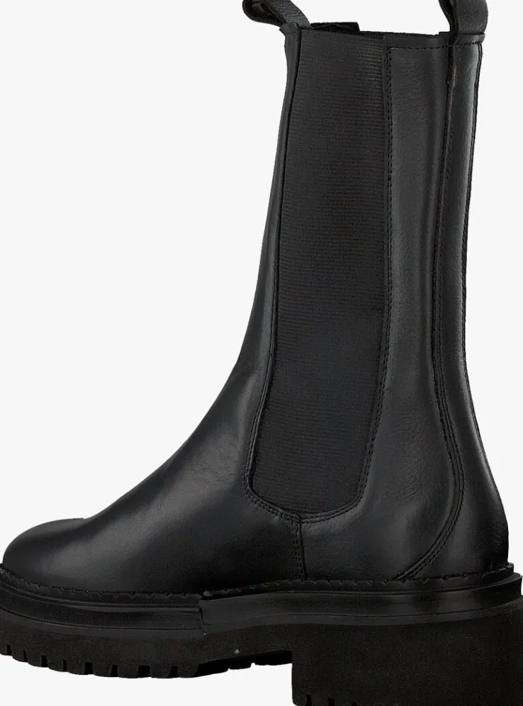 zwarte nubikk chelsea boots fae adams