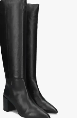 zwarte nubikk hoge laarzen isa bella