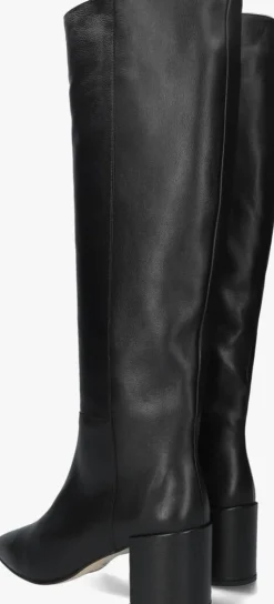 zwarte nubikk hoge laarzen isa bella