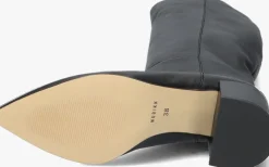 zwarte nubikk hoge laarzen isa bella