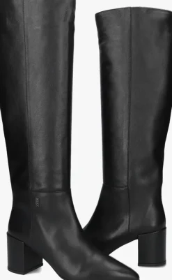 zwarte nubikk hoge laarzen isa bella