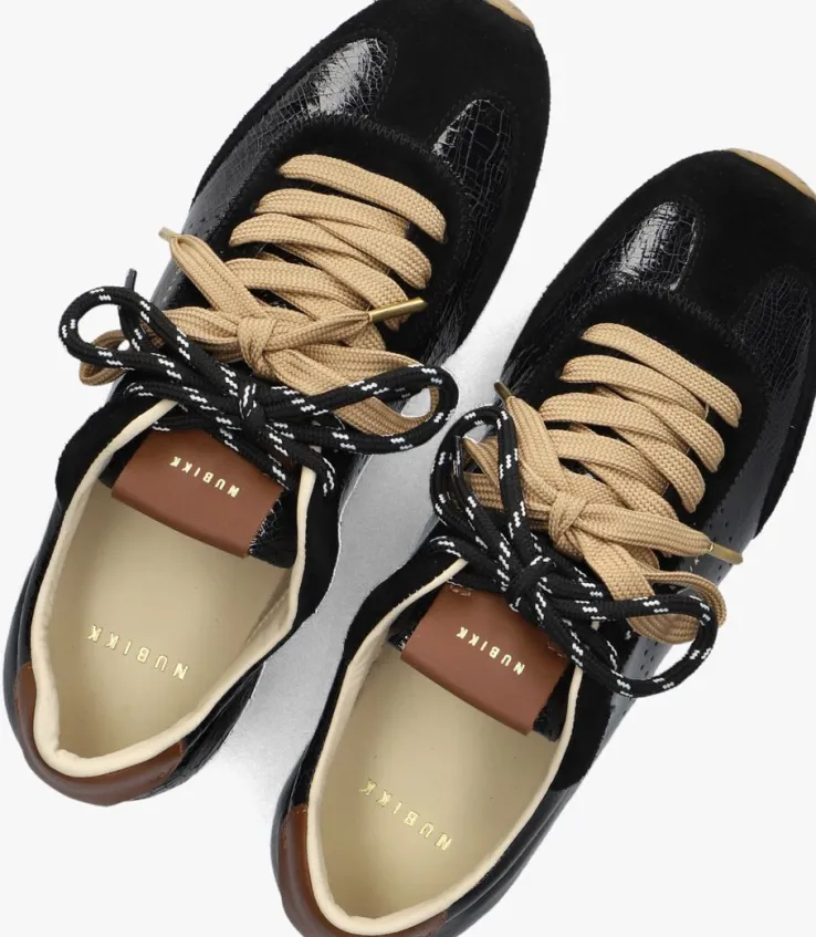 zwarte nubikk lage sneakers billy lou