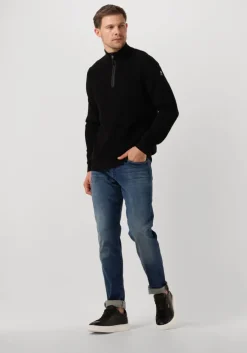 zwarte nubikk lage sneakers vince tora heren