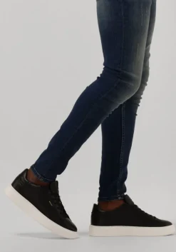 zwarte nubikk lage sneakers vince tora heren