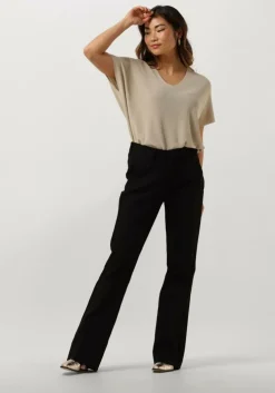 zwarte nukus flared broek zoe pants